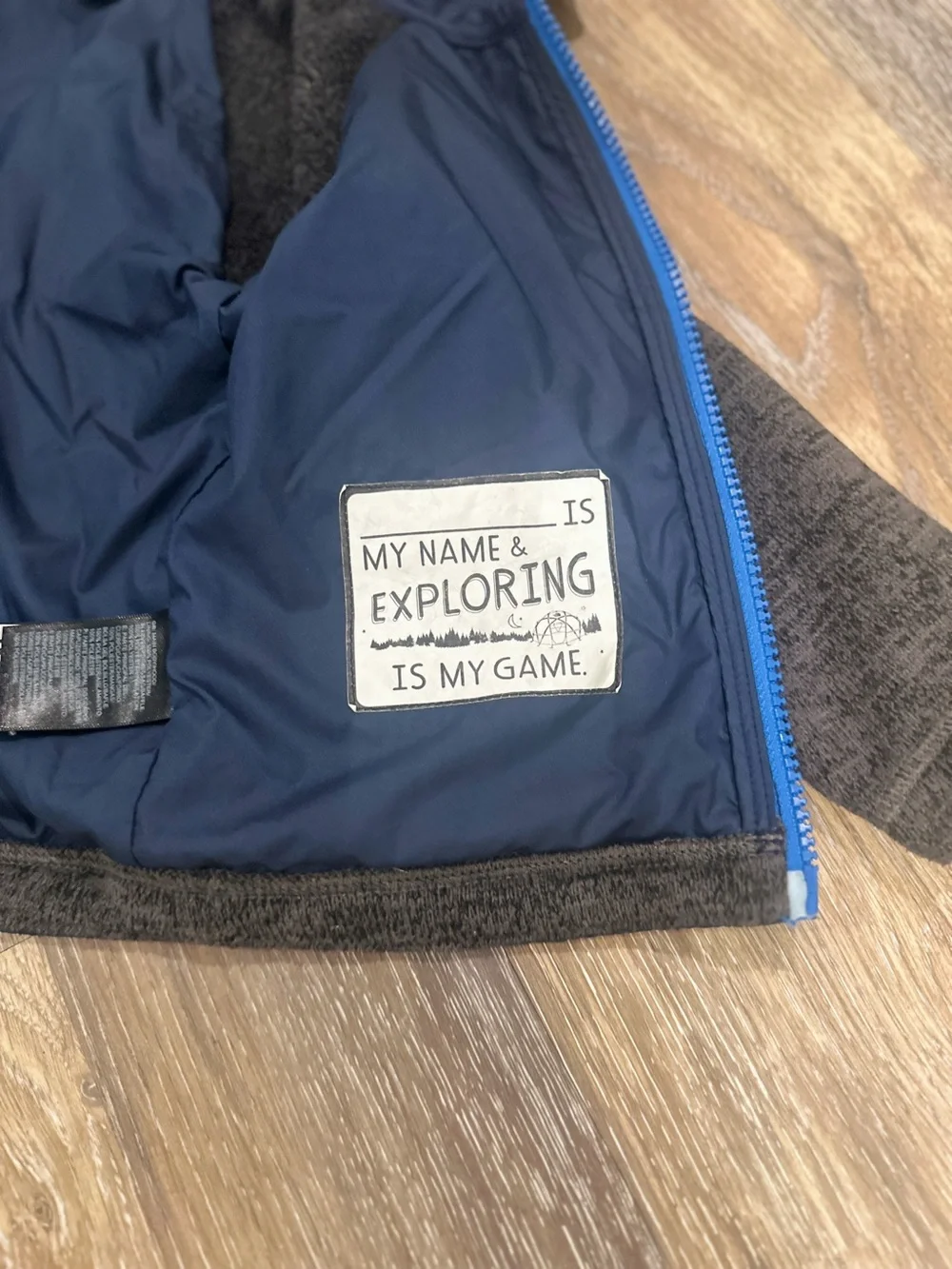 EUC The North Face Quilted Sweater Fleece Hoodie - 2T